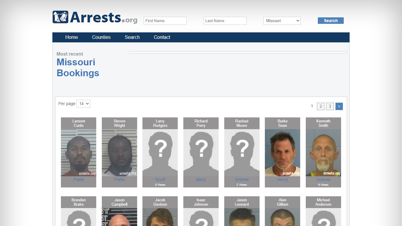 Missouri Arrests and Inmate Search